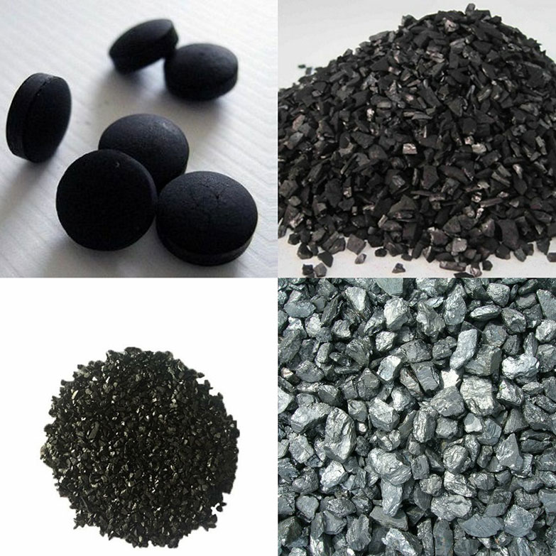Types of granular activated carbon