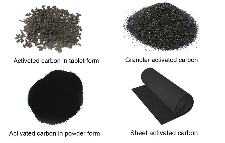 The basic form of coconut shell activated carbon