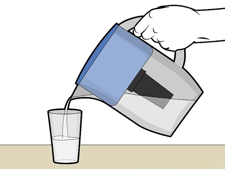 Dùng bình lọc nước để khử Clo trong nước máy