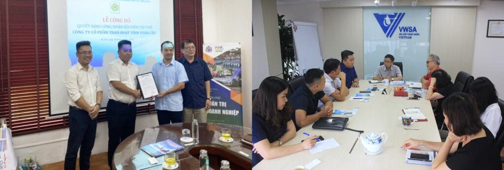 INTECH.,JSC tại buổi làm việc cùng Hội Cấp thoát nước Việt Nam