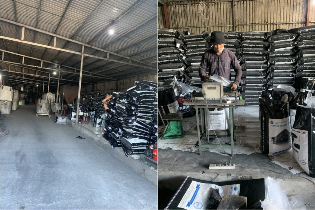 Giới thiệu nhà máy sản xuất than hoạt tính gáo dừa Global Carb 3 than thanh pham