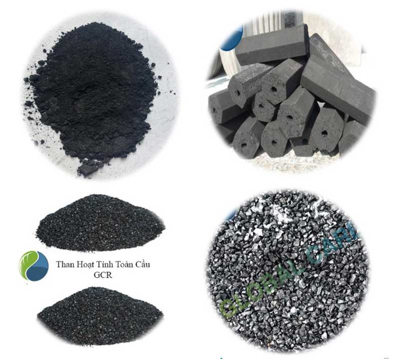 Than hoạt tính từ gỗ dạng bột giá rẻ, chất lượng 3 anh san pham