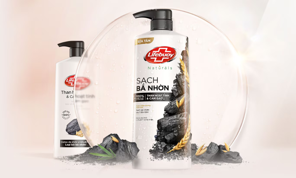 Sữa tắm Lifebuoy than hoạt tính đặc điểm
